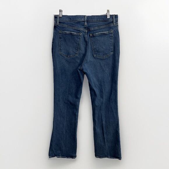 Abercrombie & Fitch ‘70s Vtg Flare Ultra High Rise Med Wash Sz 30 (12) Short - Picture 2 of 5